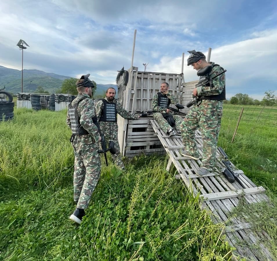 team building paintball