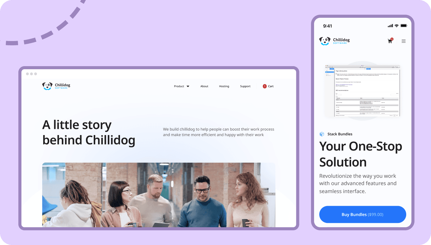 website redesign ui/ux solution