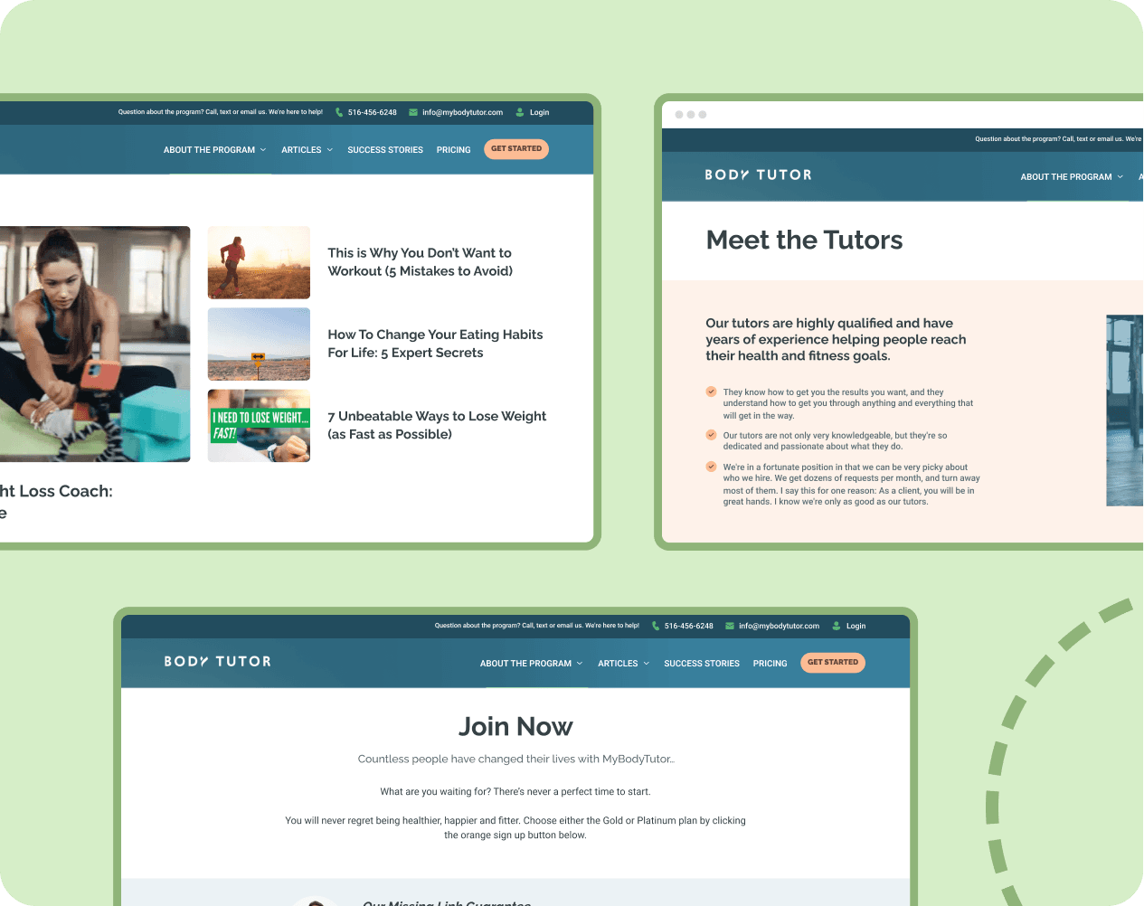 mybodytutor website redesign