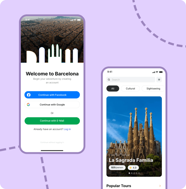 mobile application redesign and development