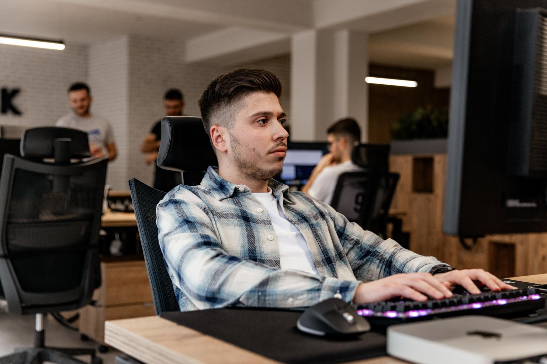 developer at work