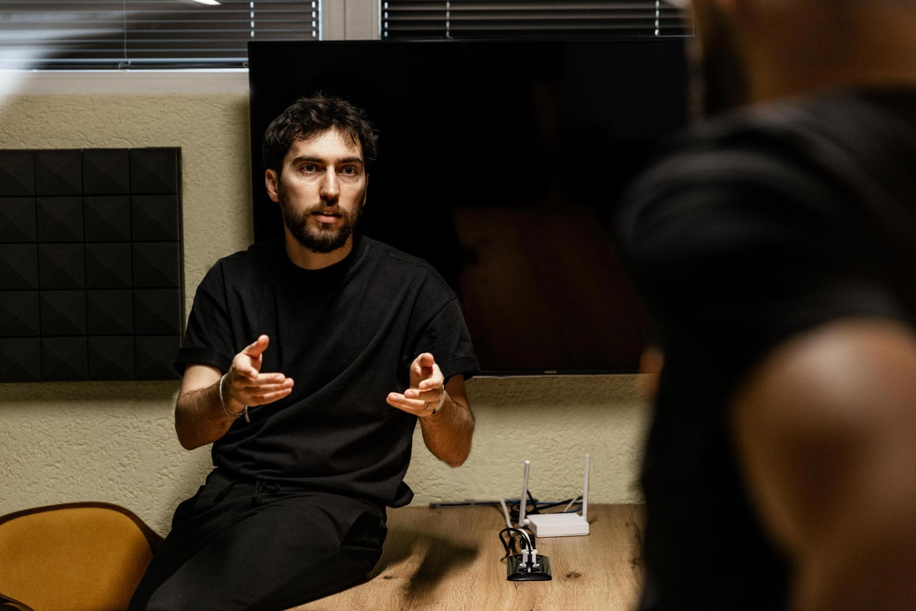 developer explaining coding concepts
