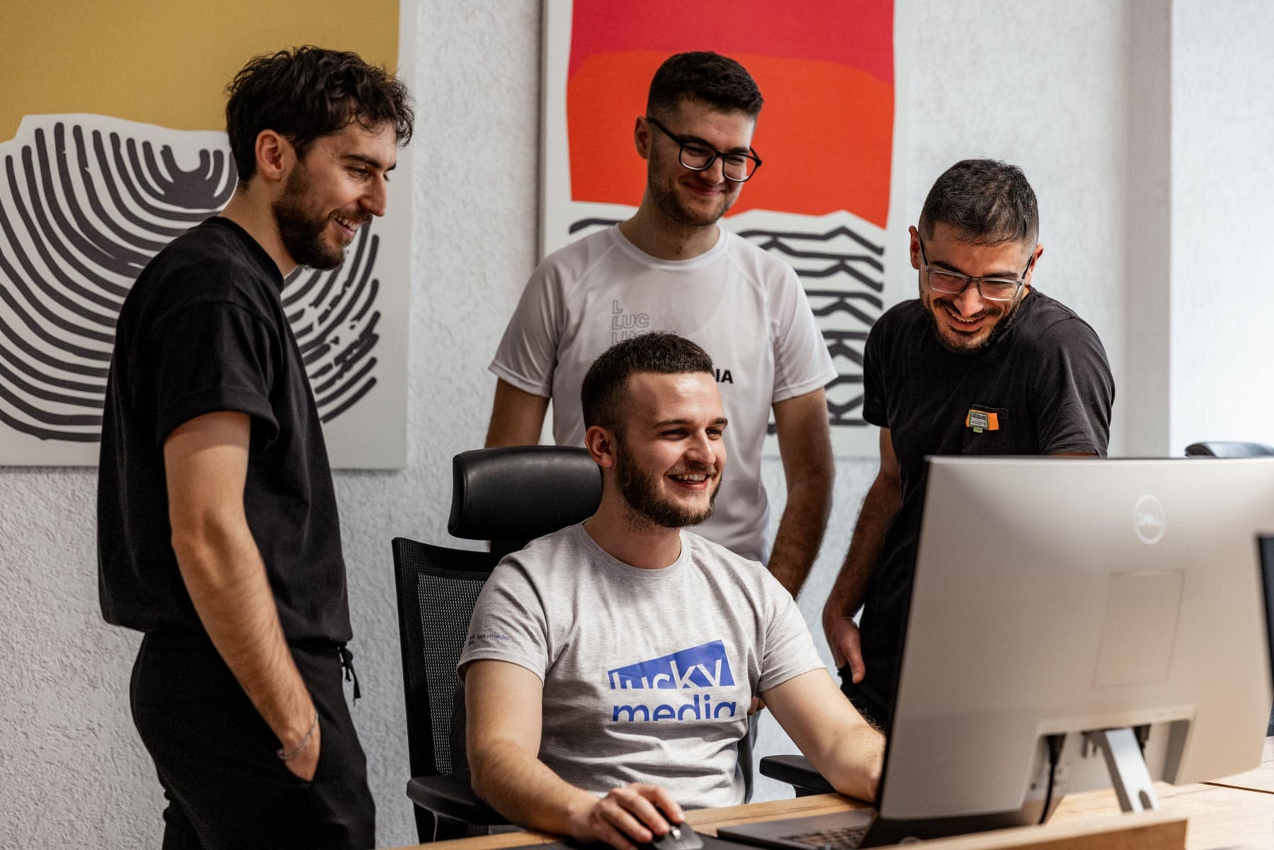 developers coding together