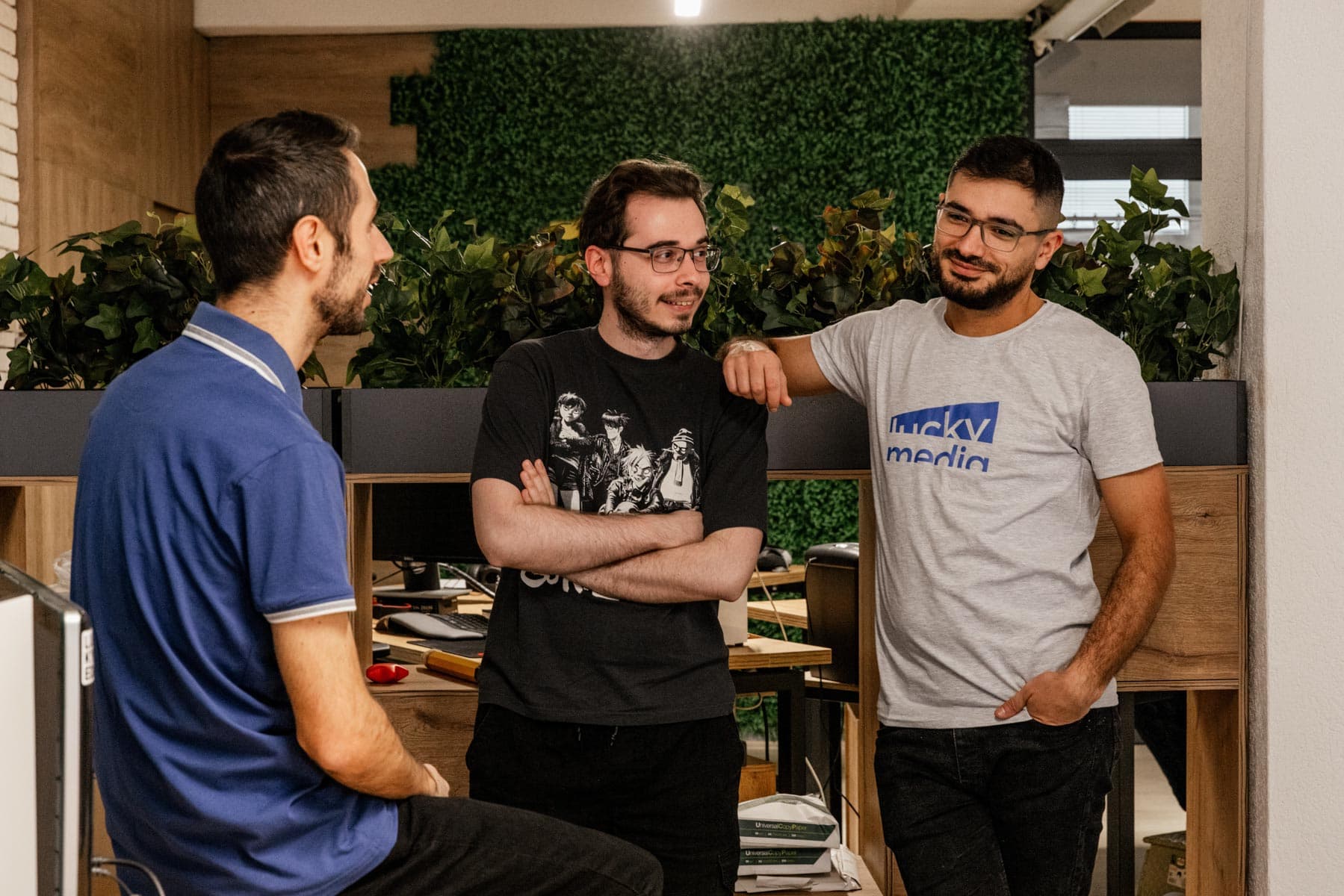 developers enjoying their break