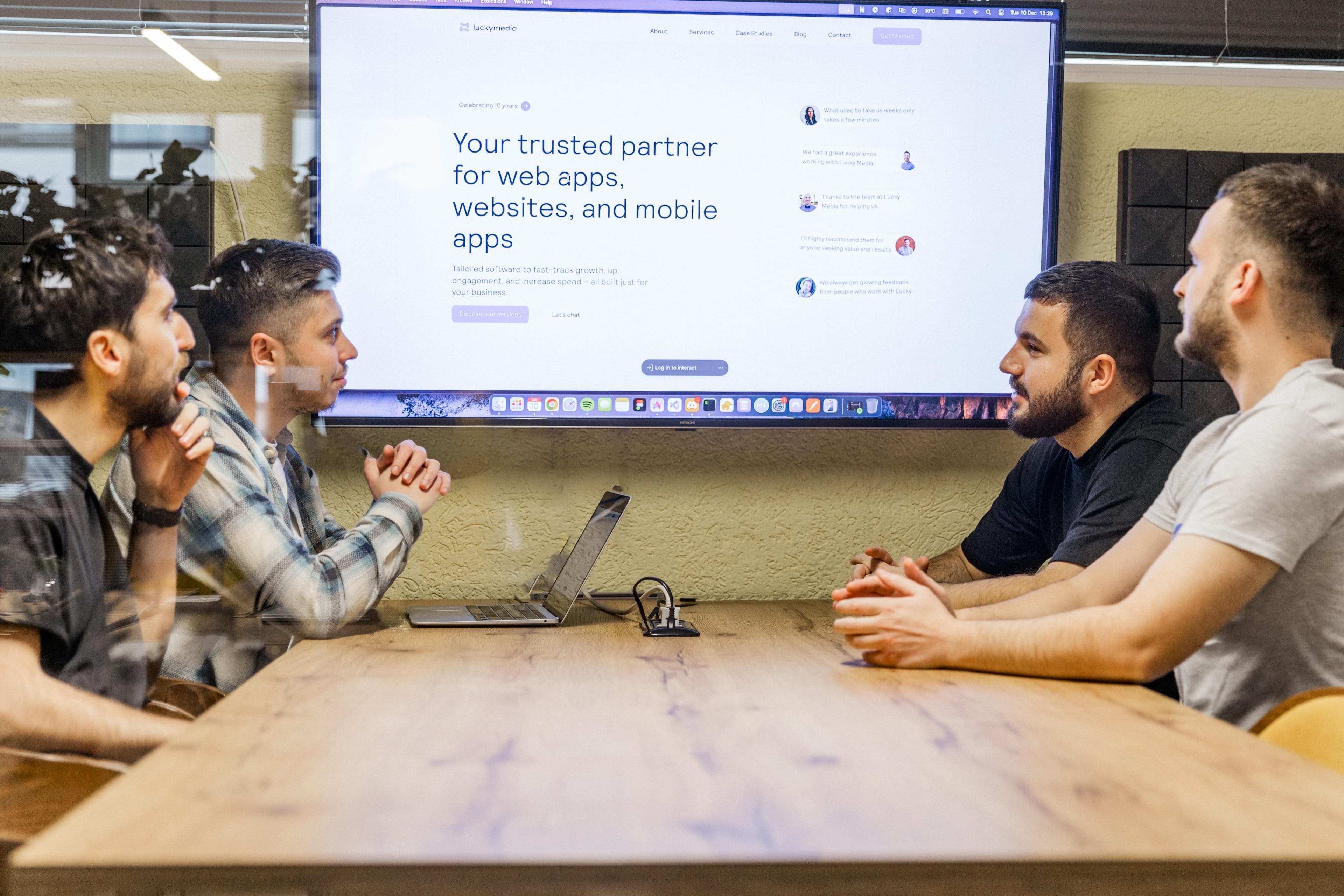 developers in a meeting