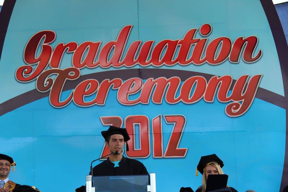 With gratitude and hope, I delivered my Valedictorian speech!