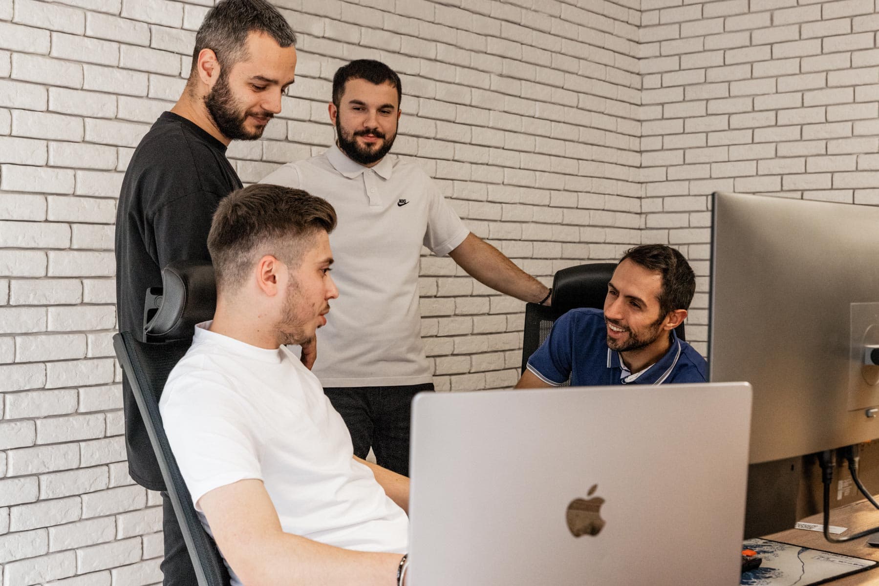 managers and developers discussing
