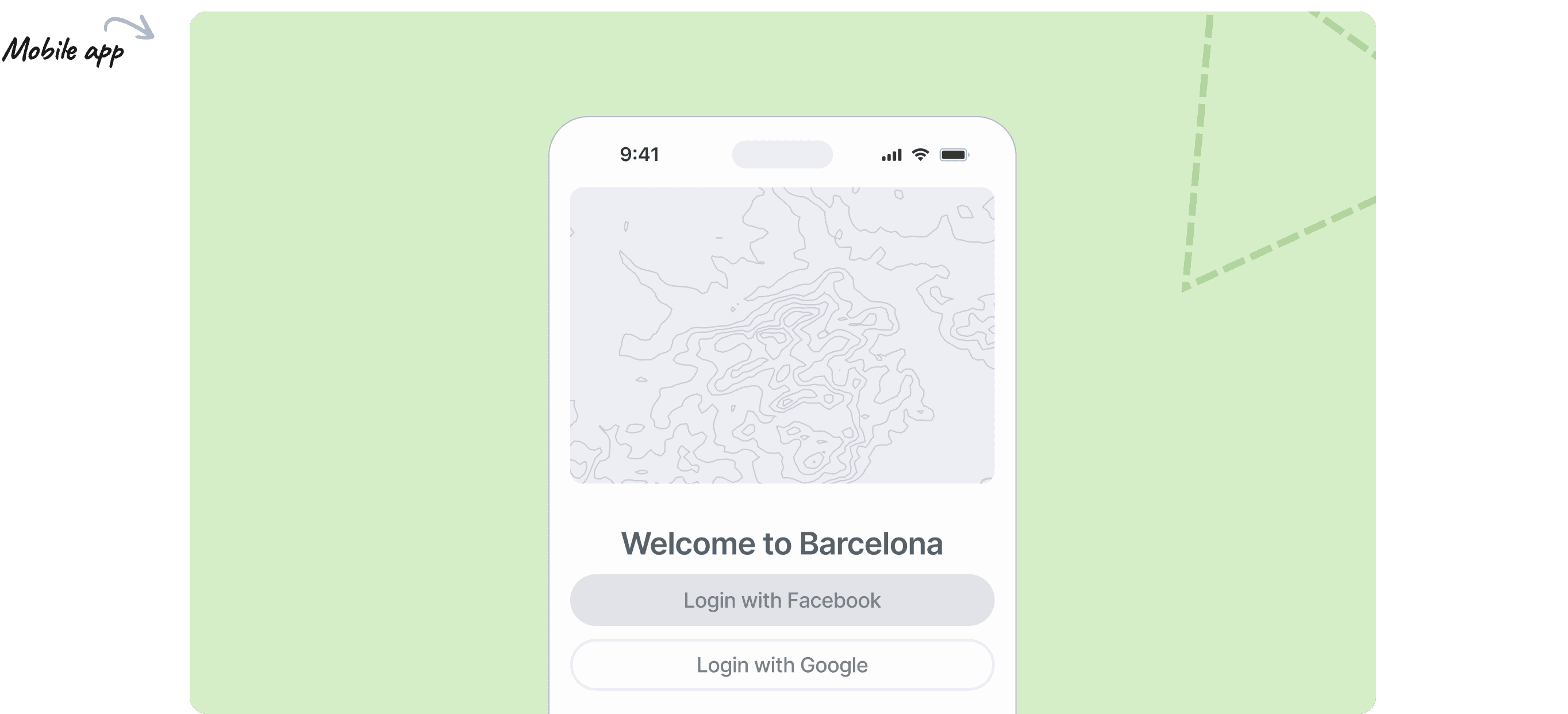 Mobile app design