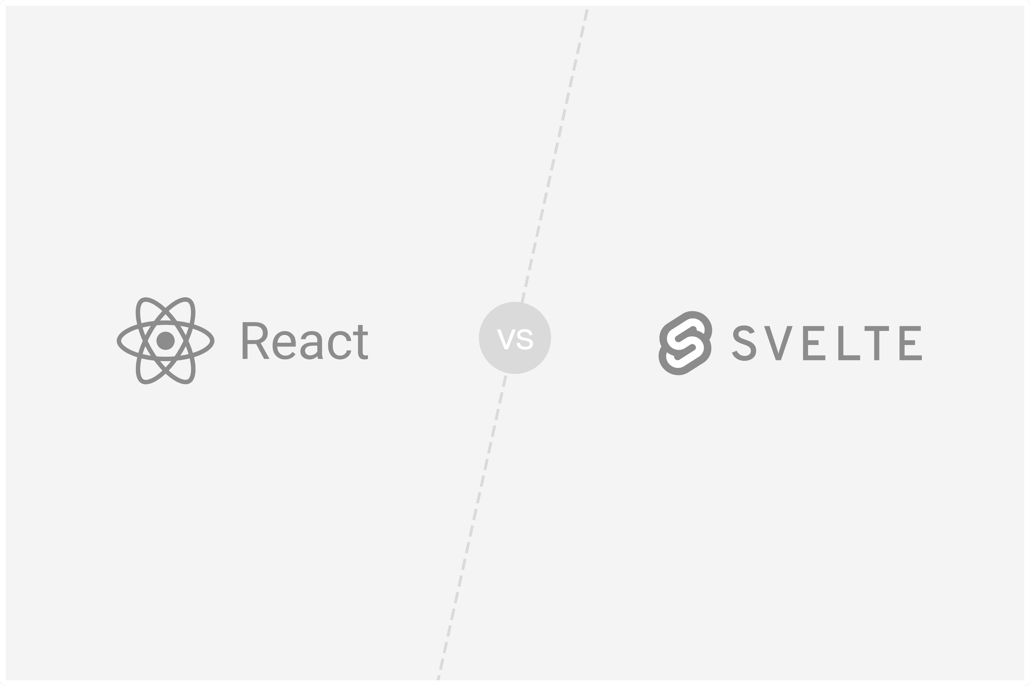 react vs svelte comparison js