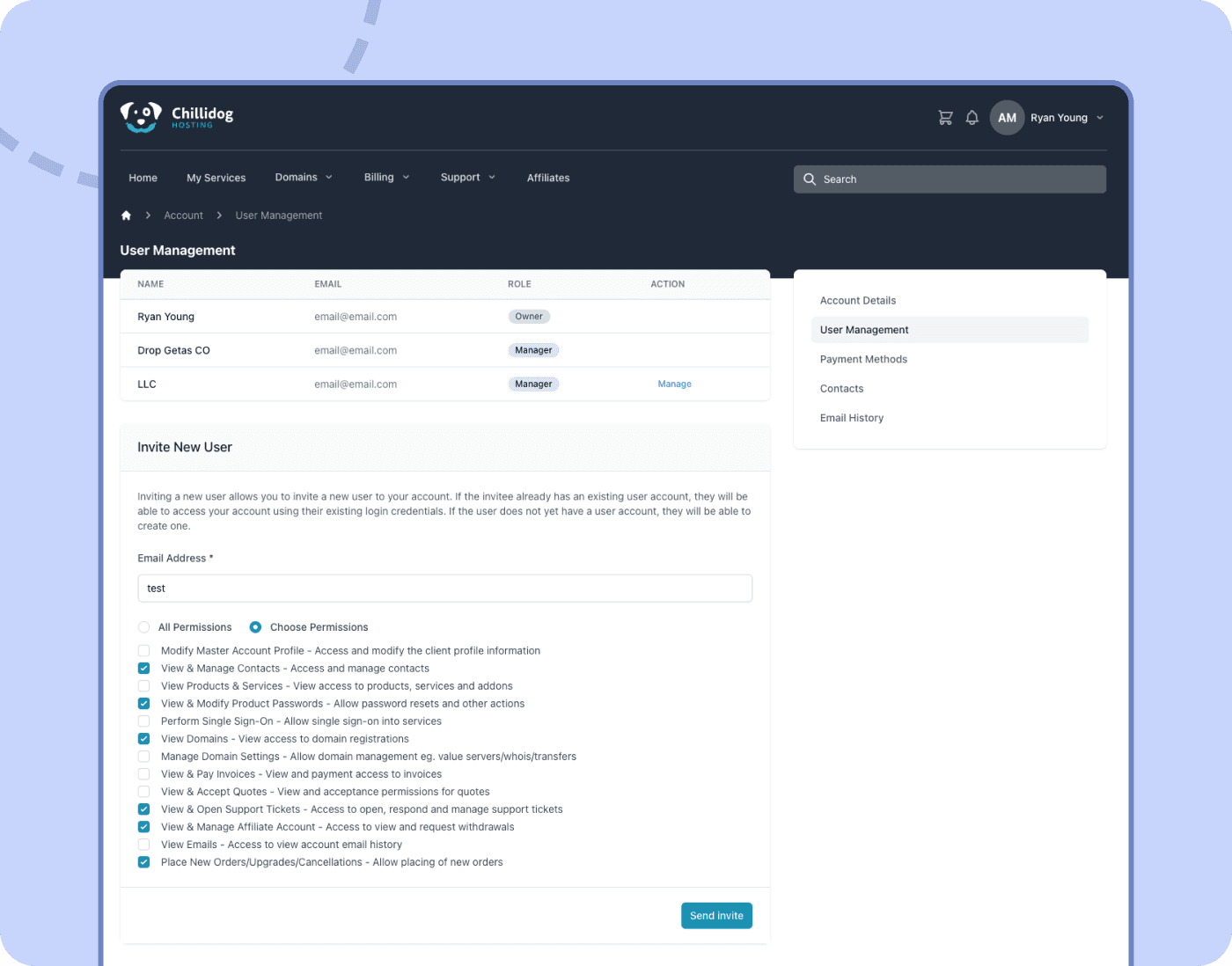 hosting application redevelop